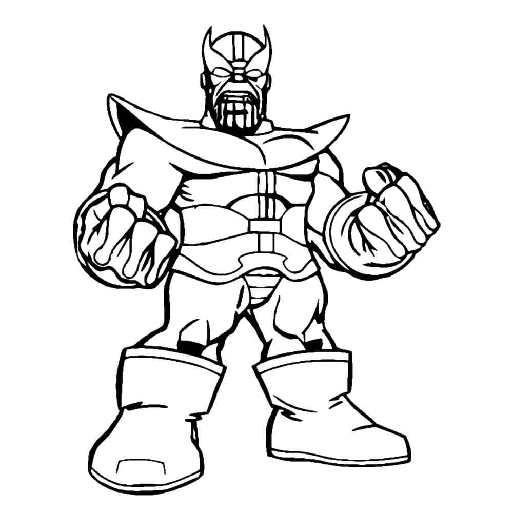 Desenho de Thanos Desenho Colorir Imprimir 20
