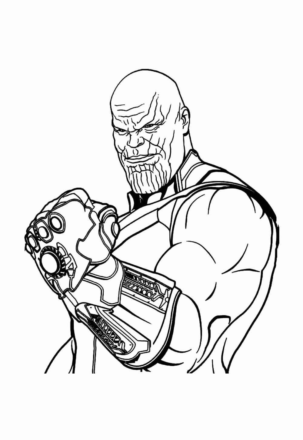 Desenho de Thanos Desenho Colorir Imprimir 32