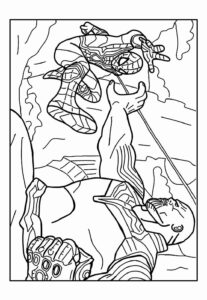 Desenho de Thanos Desenho Colorir Imprimir 34