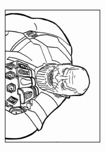 Desenho de Thanos Desenho Colorir Imprimir 35