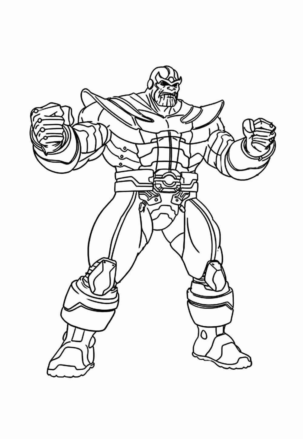 Desenho de Thanos Desenho Colorir Imprimir 40