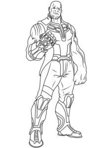 Desenho de Thanos Desenho Colorir Imprimir 51