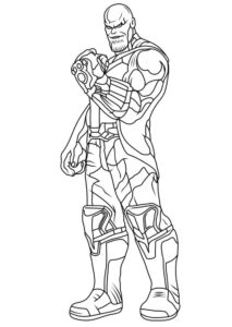 Desenho de Thanos Desenho Colorir Imprimir 52
