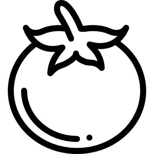 Desenho de Tomate Desenho Colorir Imprimir 02