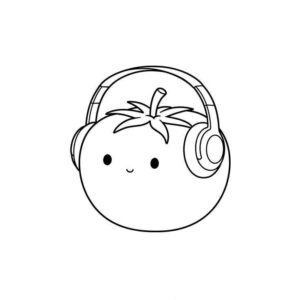Desenho de Tomate Desenho Colorir Imprimir 04