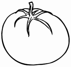Desenho de Tomate Desenho Colorir Imprimir 14