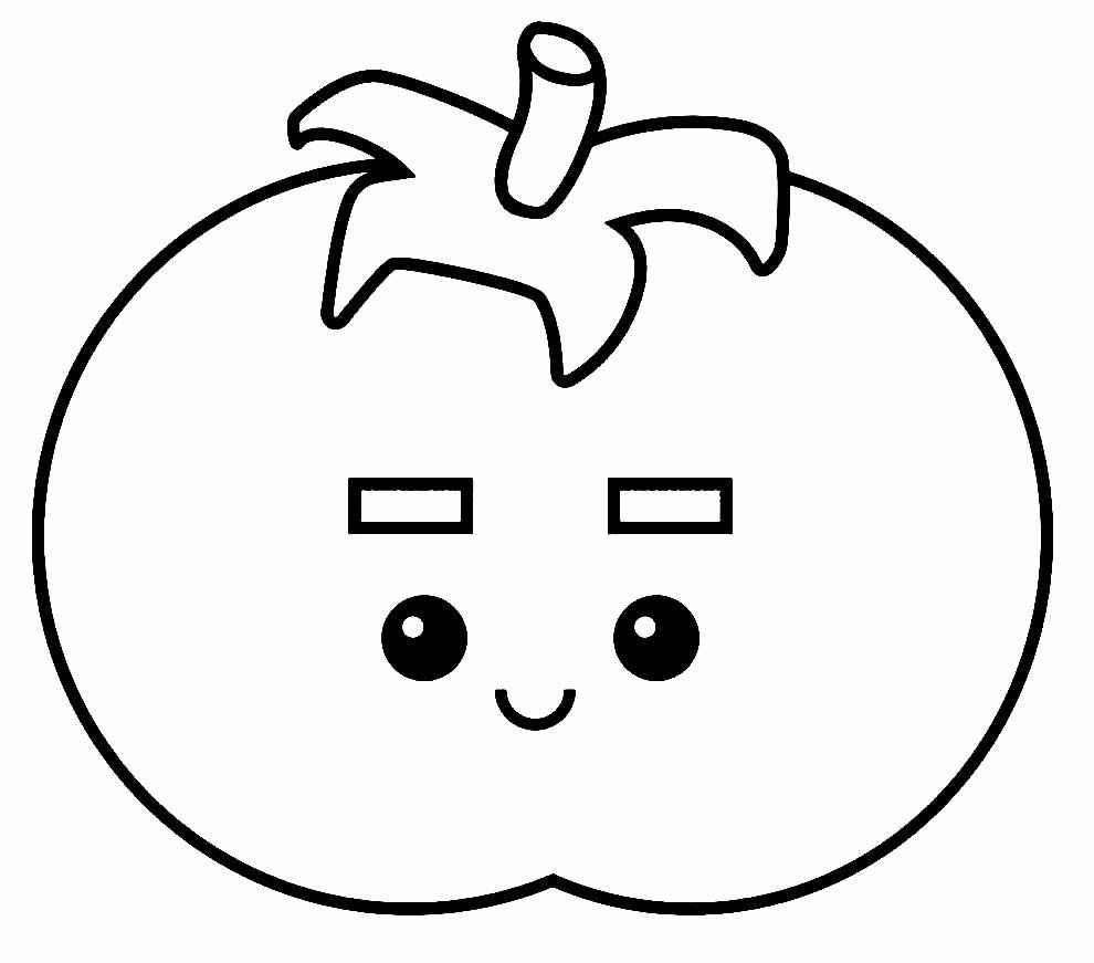 Desenho de Tomate Desenho Colorir Imprimir 16