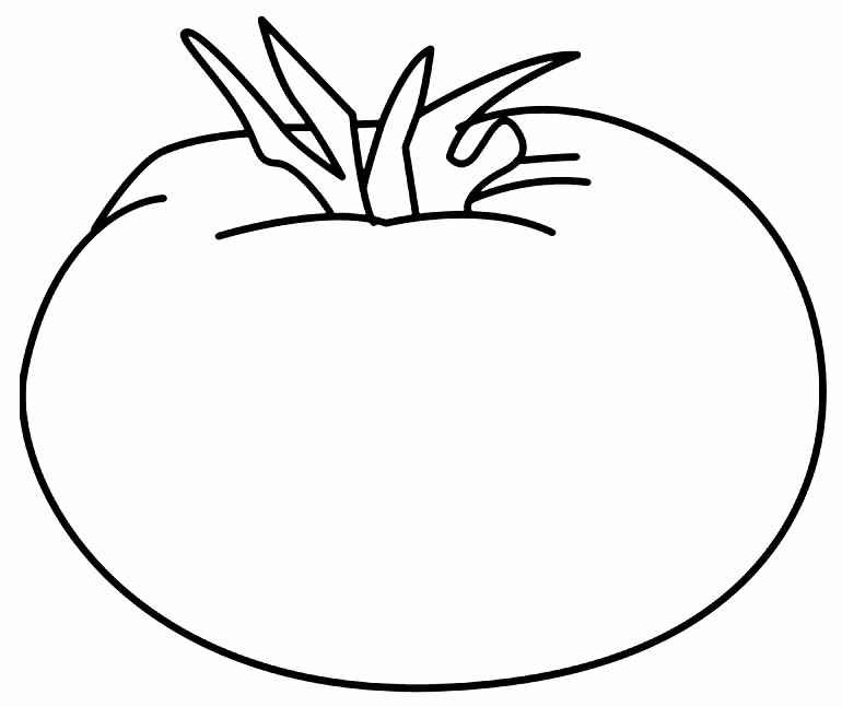Desenho de Tomate Desenho Colorir Imprimir 22