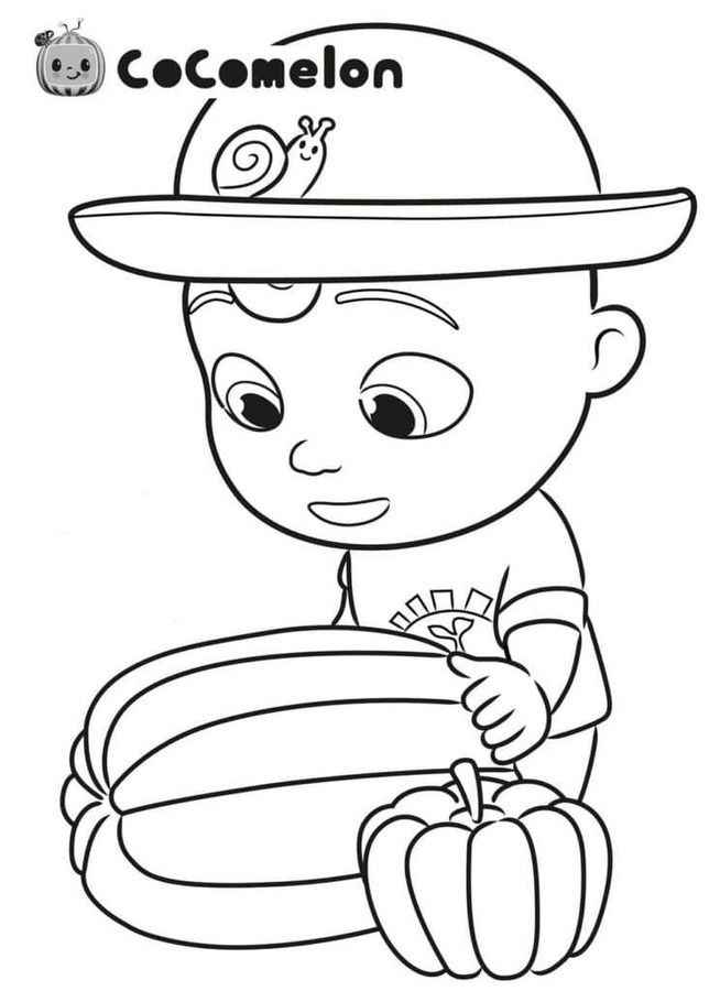 Desenho de Cocomelon Desenho Colorir Imprimir 02