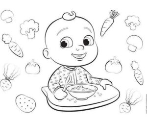 Desenho de Cocomelon Desenho Colorir Imprimir 04