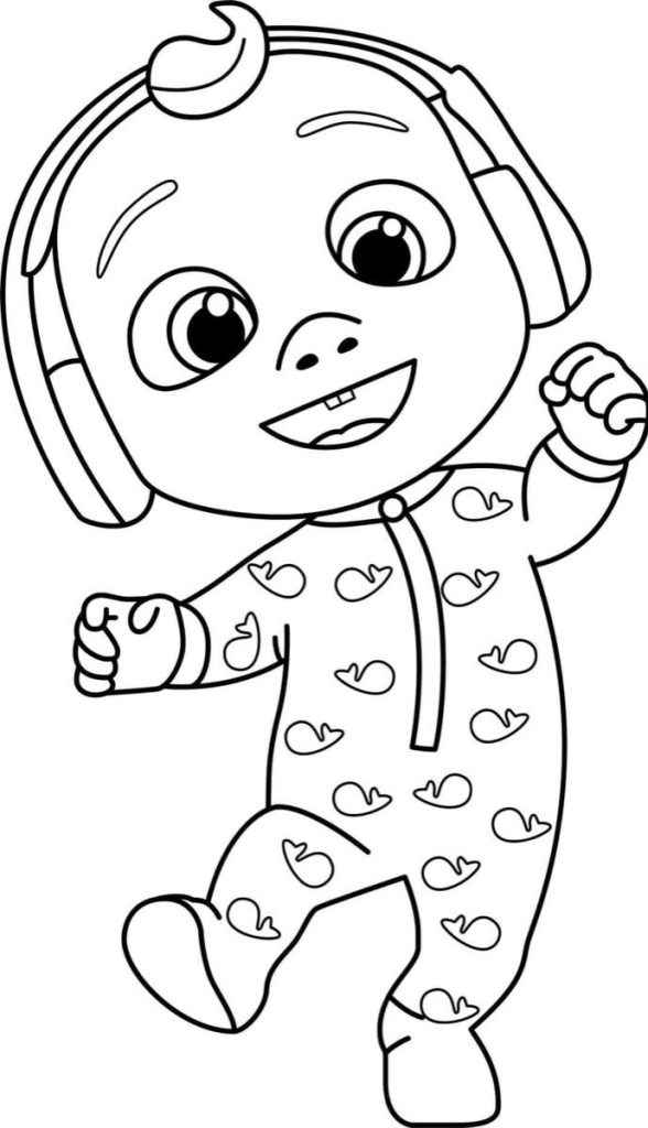 Desenho de Cocomelon Desenho Colorir Imprimir 05