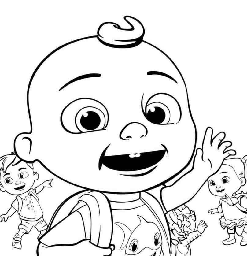 Desenho de Cocomelon Desenho Colorir Imprimir 23