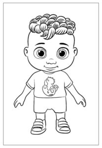 Desenho de Cocomelon Desenho Colorir Imprimir 27