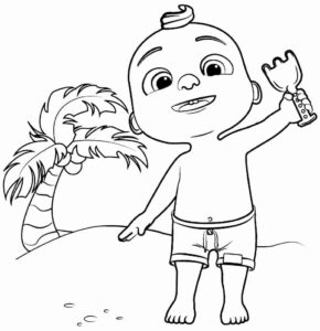 Desenho de Cocomelon Desenho Colorir Imprimir 33