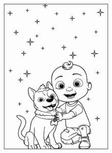Desenho de Cocomelon Desenho Colorir Imprimir 34