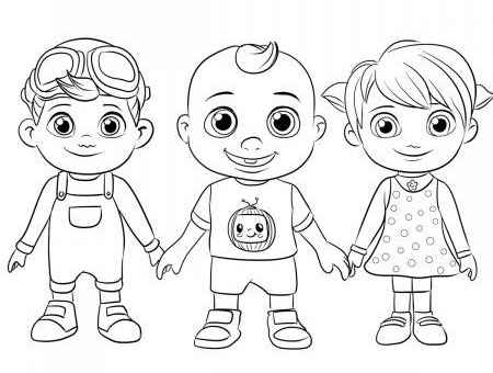 Desenho de Cocomelon Desenho Colorir Imprimir 47