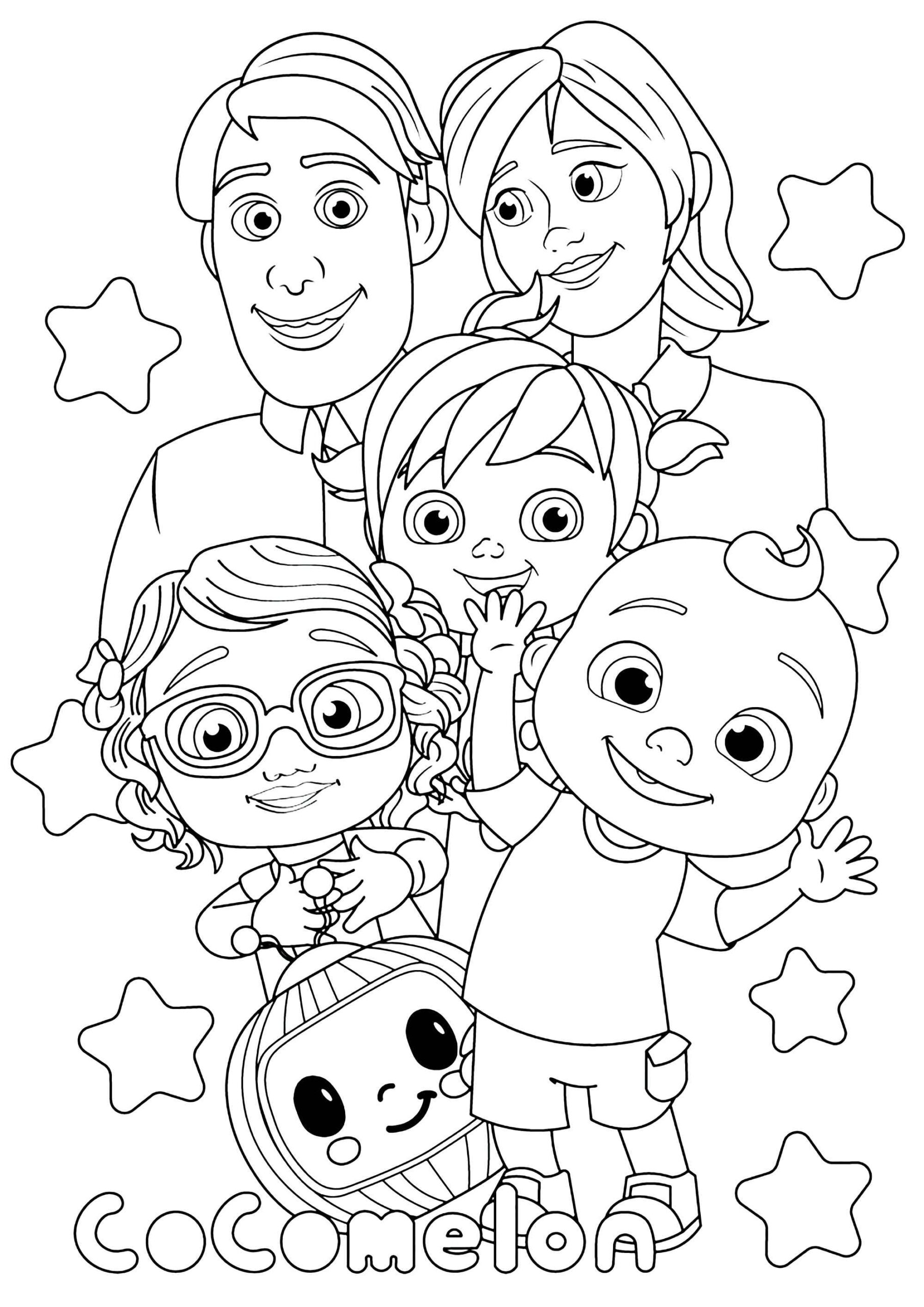 Desenho de Cocomelon Desenho Colorir Imprimir 54