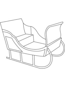 Desenho de Treno Do Papai Noel Desenho Colorir Imprimir 15