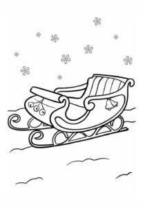 Desenho de Treno Do Papai Noel Desenho Colorir Imprimir 31