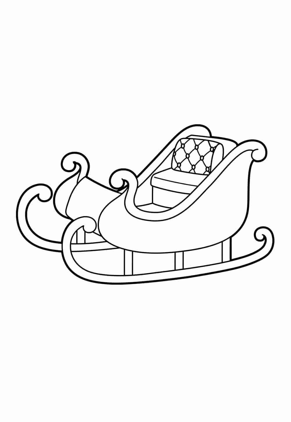 Desenho de Treno Do Papai Noel Desenho Colorir Imprimir 33