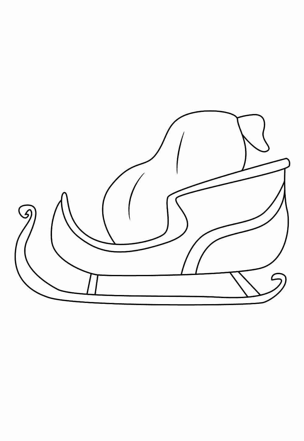 Desenho de Treno Do Papai Noel Desenho Colorir Imprimir 39