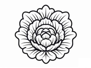 Desenho de Alface Desenho Colorir Imprimir 02