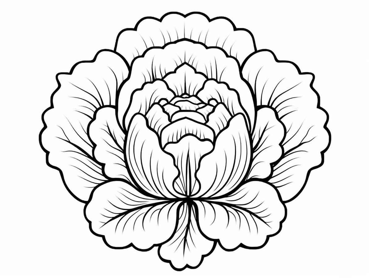 Desenho de Alface Desenho Colorir Imprimir 20