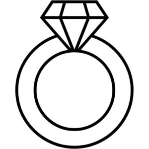 Desenho de Anel Desenho Colorir Imprimir 09