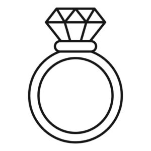 Desenho de Anel Desenho Colorir Imprimir 14