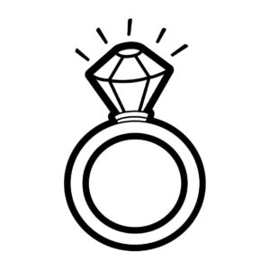 Desenho de Anel Desenho Colorir Imprimir 15