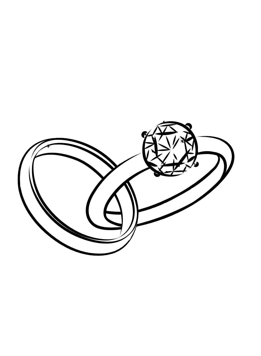 Desenho de Anel Desenho Colorir Imprimir 17