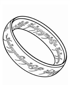 Desenho de Anel Desenho Colorir Imprimir 18