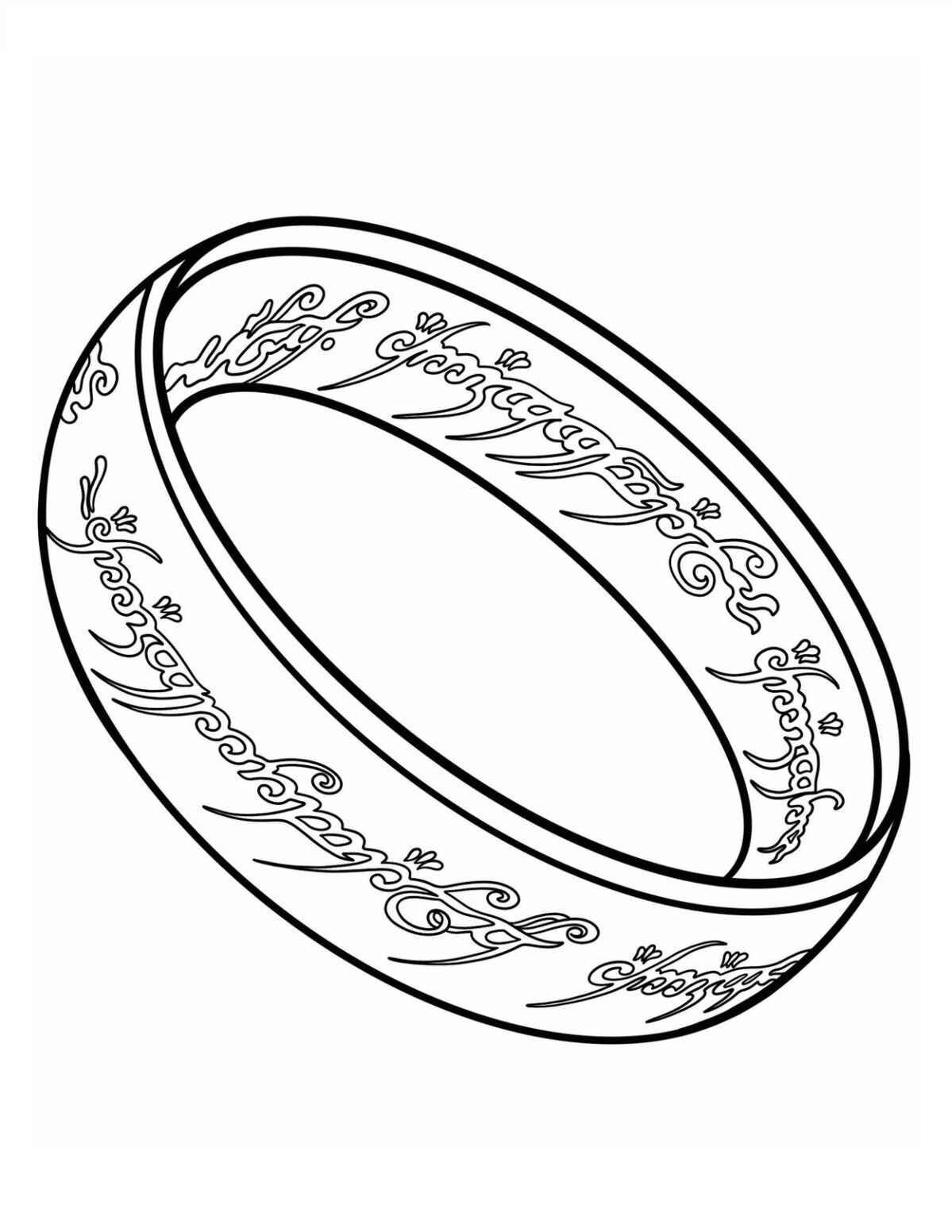 Desenho de Anel Desenho Colorir Imprimir 18