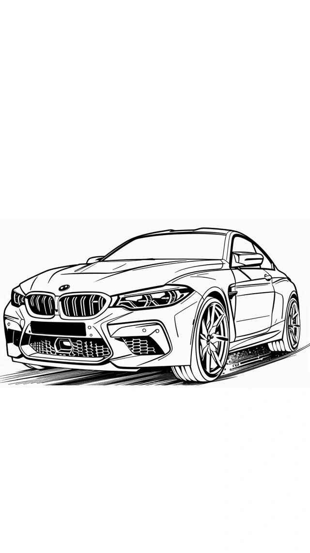 Desenho de Bmw Desenho Colorir Imprimir 02