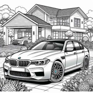 Desenho de Bmw Desenho Colorir Imprimir 03