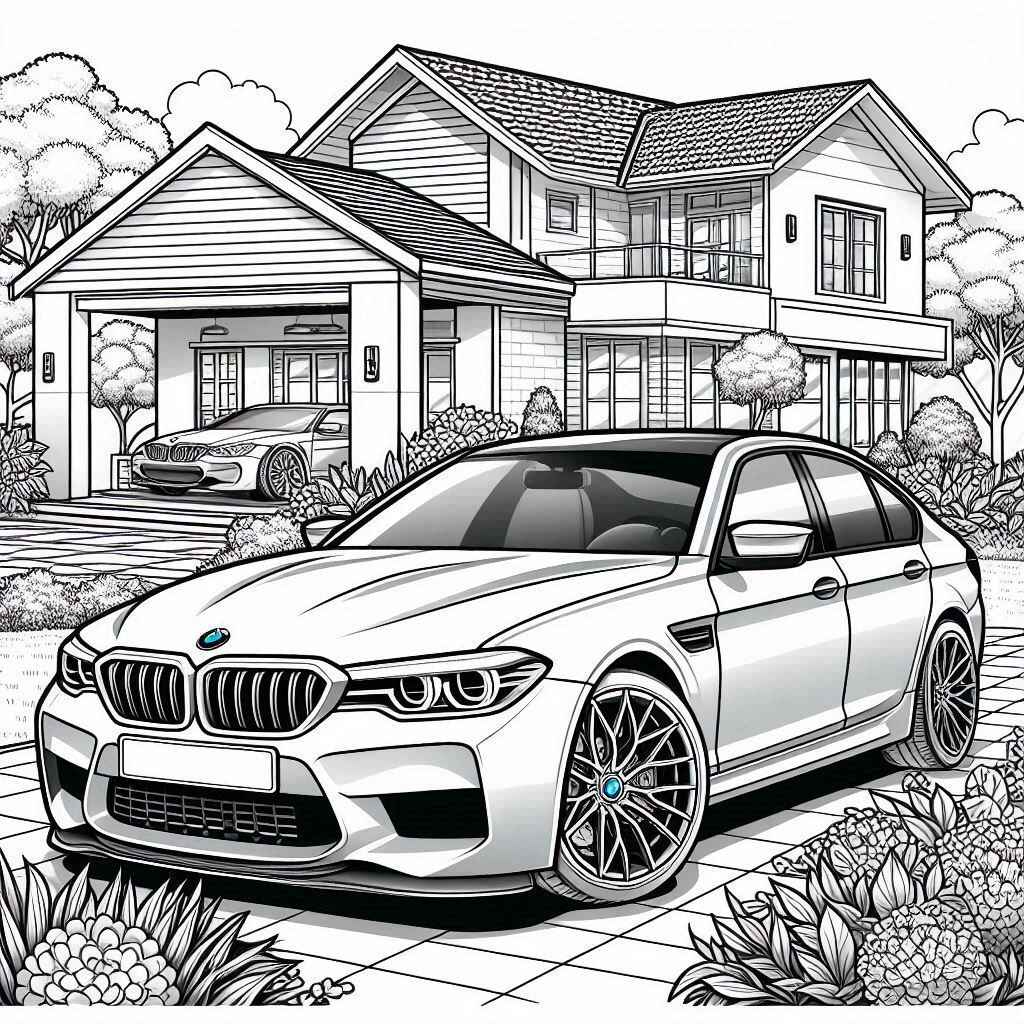 Desenho de Bmw Desenho Colorir Imprimir 03