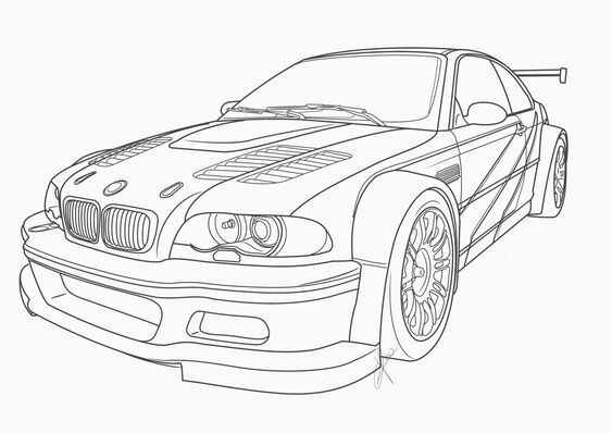 Desenho de Bmw Desenho Colorir Imprimir 05