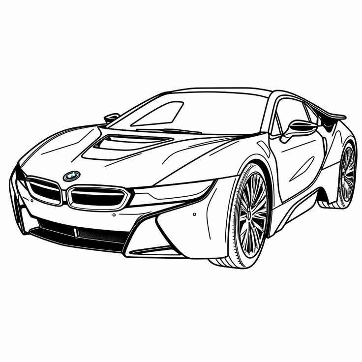 Desenho de Bmw Desenho Colorir Imprimir 06