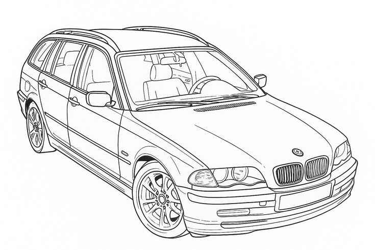 Desenho de Bmw Desenho Colorir Imprimir 08