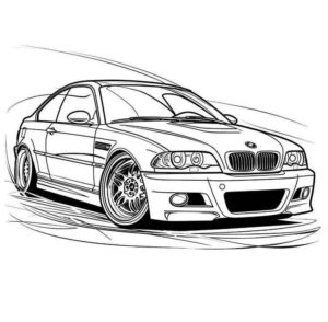 Desenho de Bmw Desenho Colorir Imprimir 12