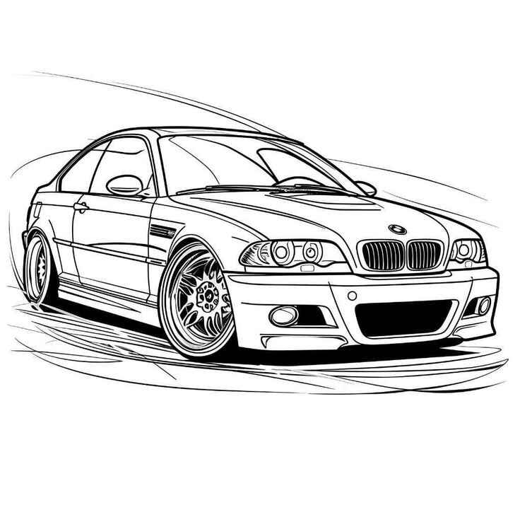 Desenho de Bmw Desenho Colorir Imprimir 12