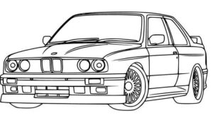 Desenho de Bmw Desenho Colorir Imprimir 16