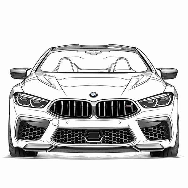Desenho de Bmw Desenho Colorir Imprimir 18