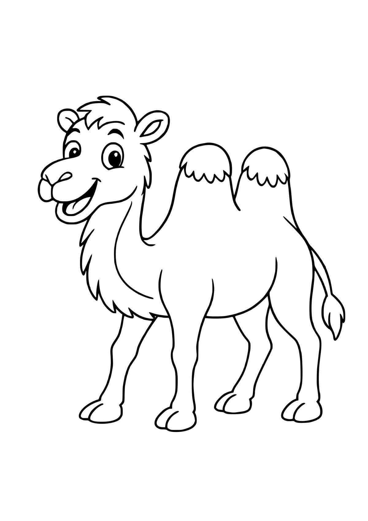 Desenho de Camelo Desenho Colorir Imprimir 17