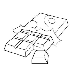 Desenho de Chocolate Desenho Colorir Imprimir 01
