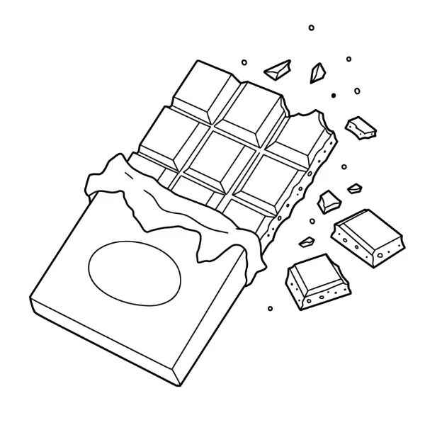 Desenho de Chocolate Desenho Colorir Imprimir 02