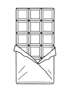Desenho de Chocolate Desenho Colorir Imprimir 03