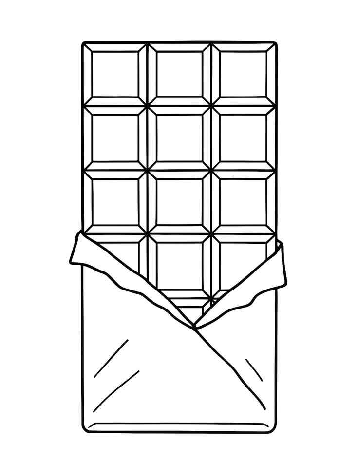 Desenho de Chocolate Desenho Colorir Imprimir 03