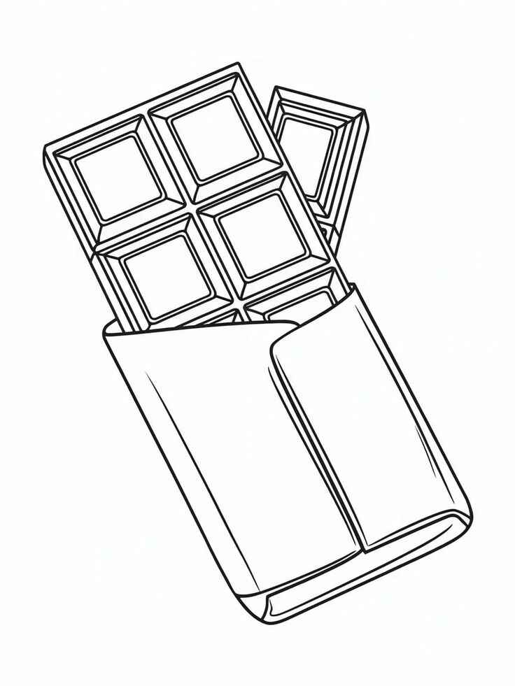 Desenho de Chocolate Desenho Colorir Imprimir 05