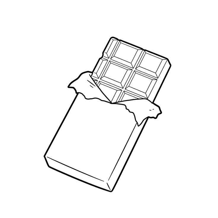 Desenho de Chocolate Desenho Colorir Imprimir 06